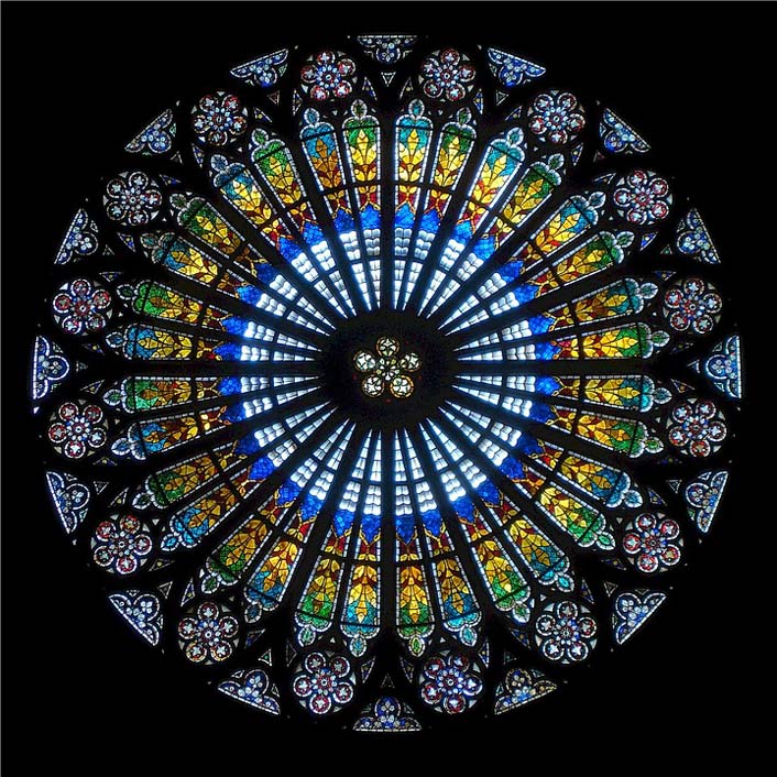 France Strasbourg Strasbourg-Cathedral Rose-Window