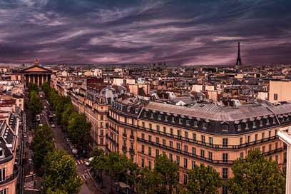 Paris Color France Evening Picture