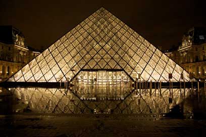 Louvre Pyramid Paris Glass-Pyramid Picture
