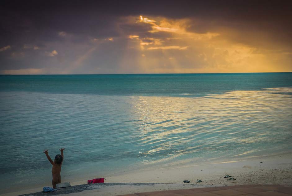 Ocean Sunset French-Polynesia Bora-Bora