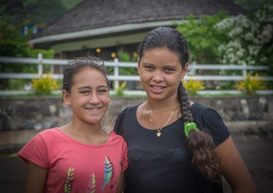 Polynesian Portrait Girls Female
