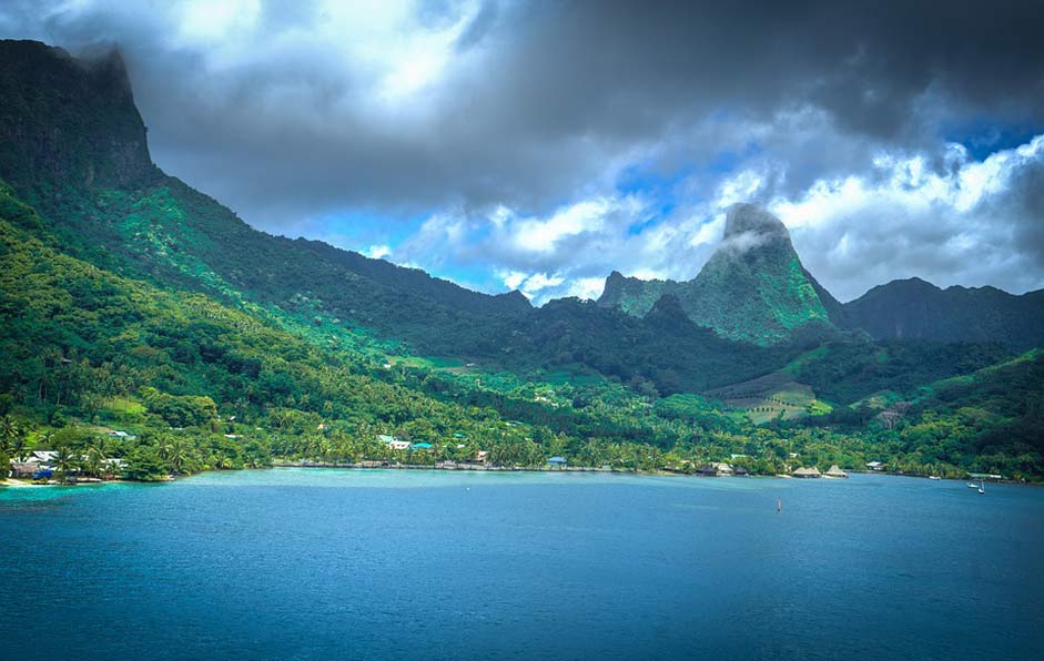 Mountains Polynesia French Moorea