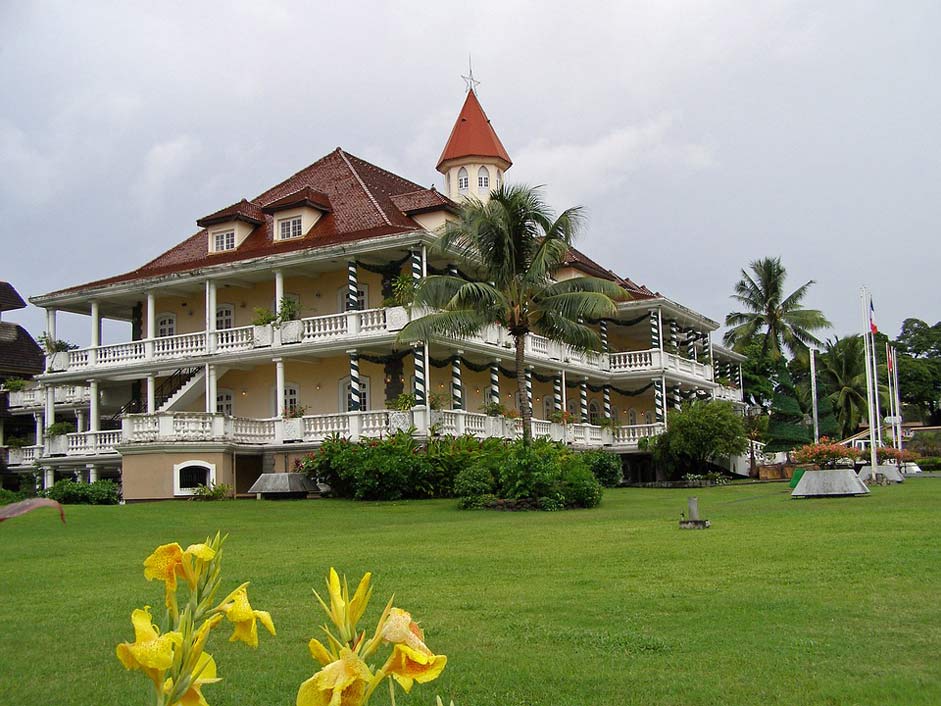 Hotel-De-Ville Government-House Tahiti Papeete