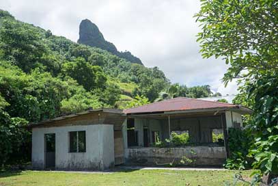 Moorea Mountain Exotic Abandoned-Building Picture