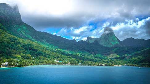 Moorea Island Tropical French-Polynesia Picture