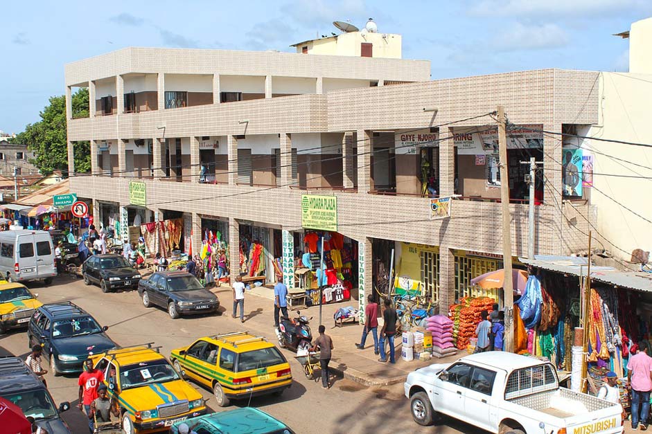 Market Serrakunda Market-Town Africa
