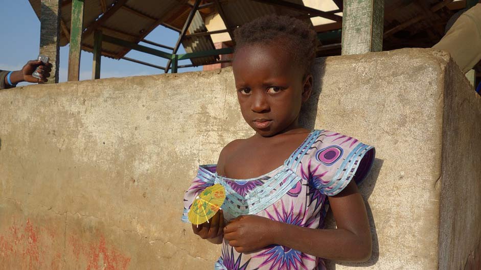 Child Shy Girl Gambia