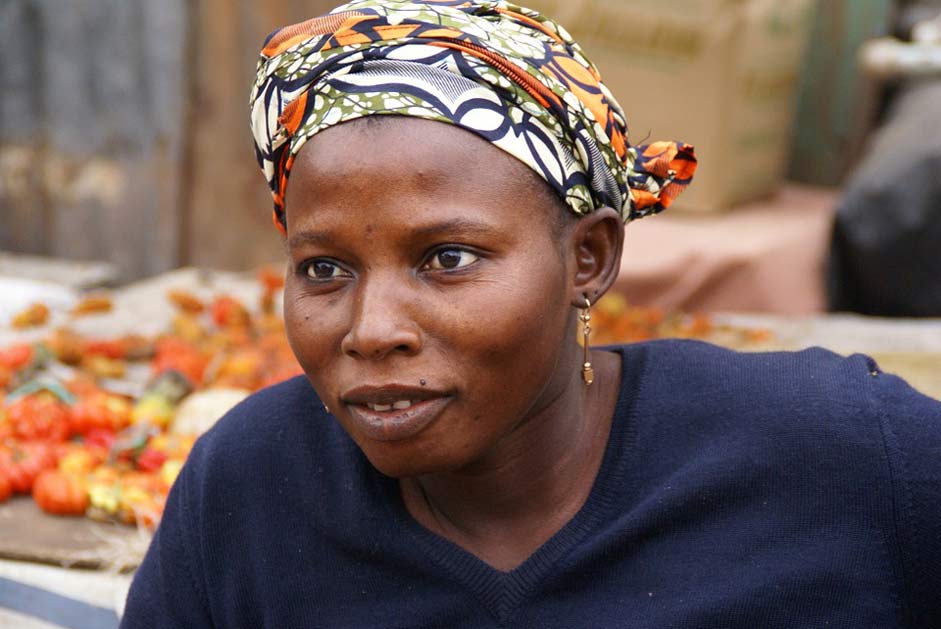 Creole Woman Market Gambia
