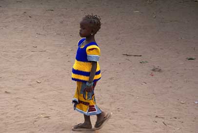 Gambia Colorful Child Girl Picture