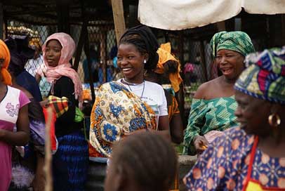 Gambia Creole Woman Market Picture