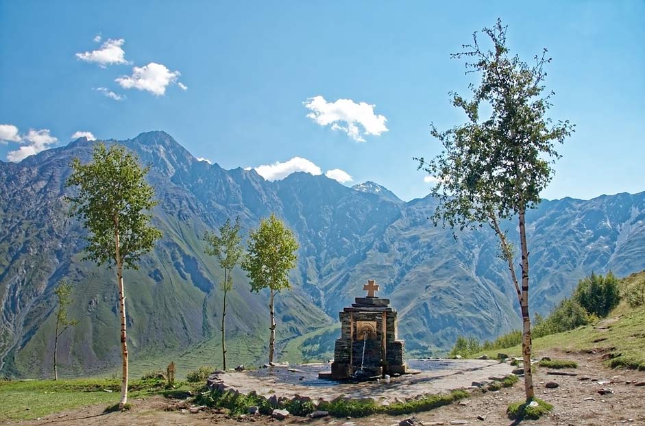 Source Mountains Great-Caucasus Georgia