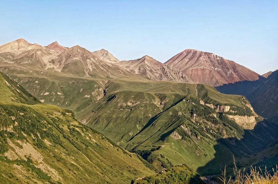 Landscape Mountains Great-Caucasus Georgia