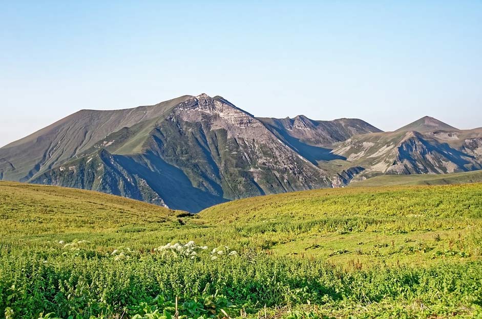 Landscape Mountains Great-Caucasus Georgia