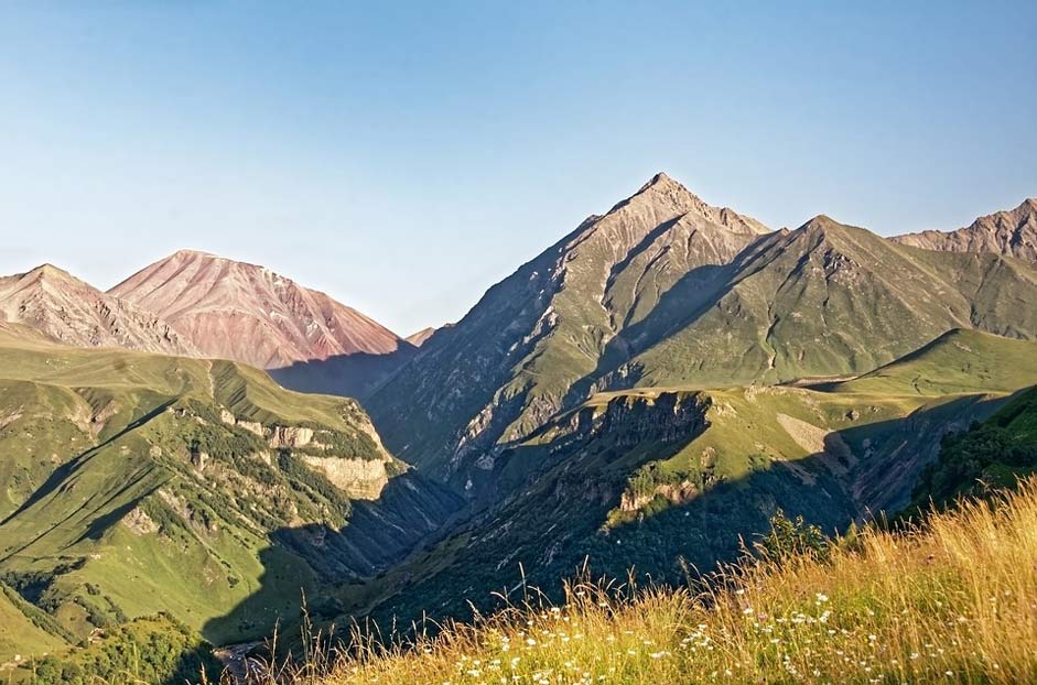 Landscape Mountains Great-Caucasus Georgia