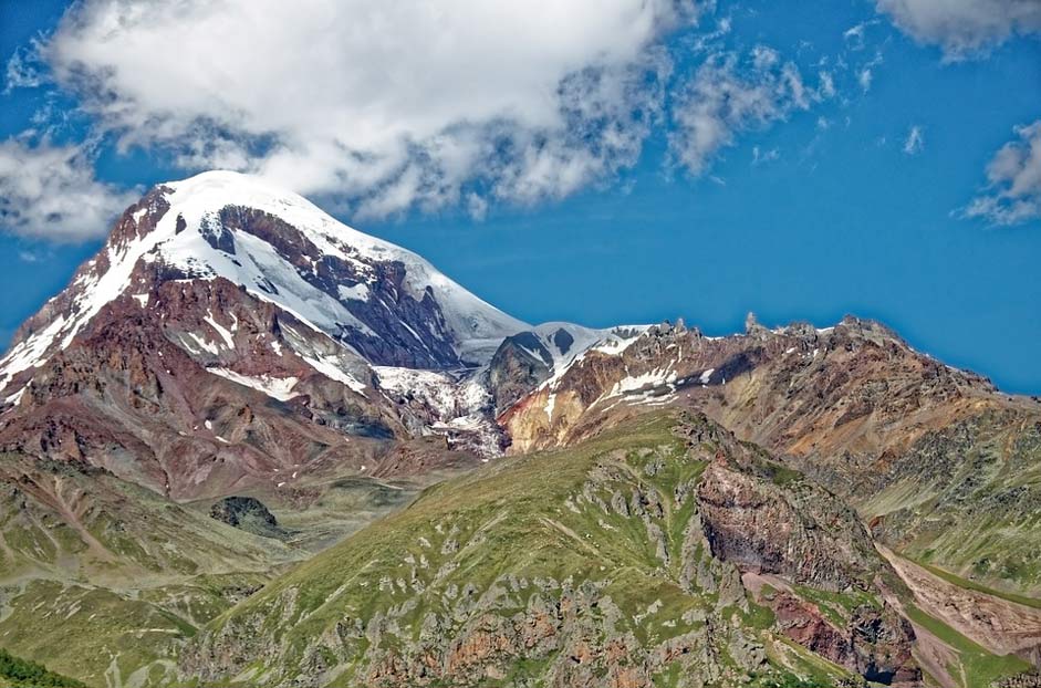 Mountains Mountain Kazbek Georgia