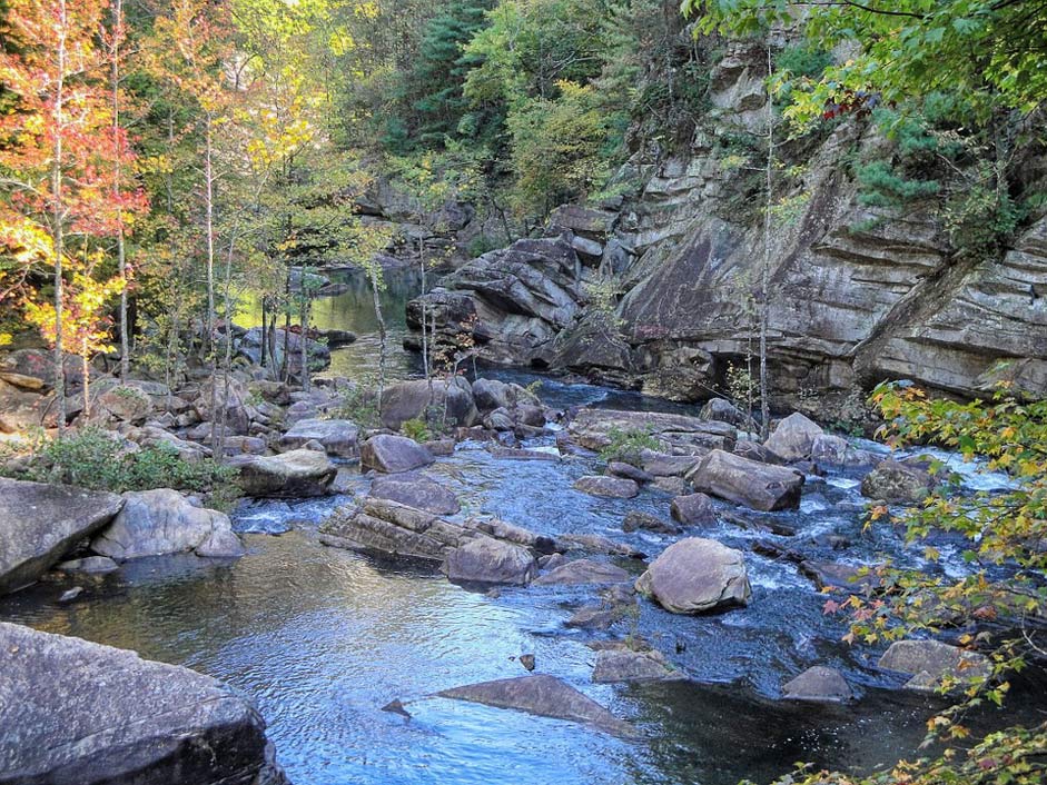 Stream River Tallulah-Gorge Georgia