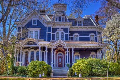 Victorian-House  Architecture Painted-Lady Picture