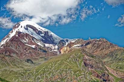 Georgia Mountains Mountain Kazbek Picture