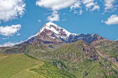 Georgia Mountains Mountain Kazbek Picture