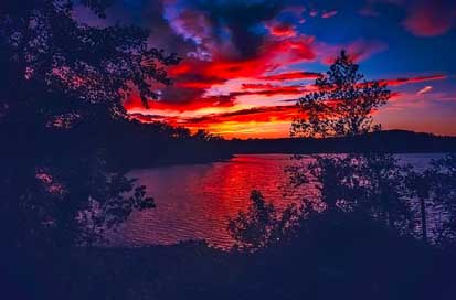 Lake-Lanier Dusk Sunset Georgia Picture