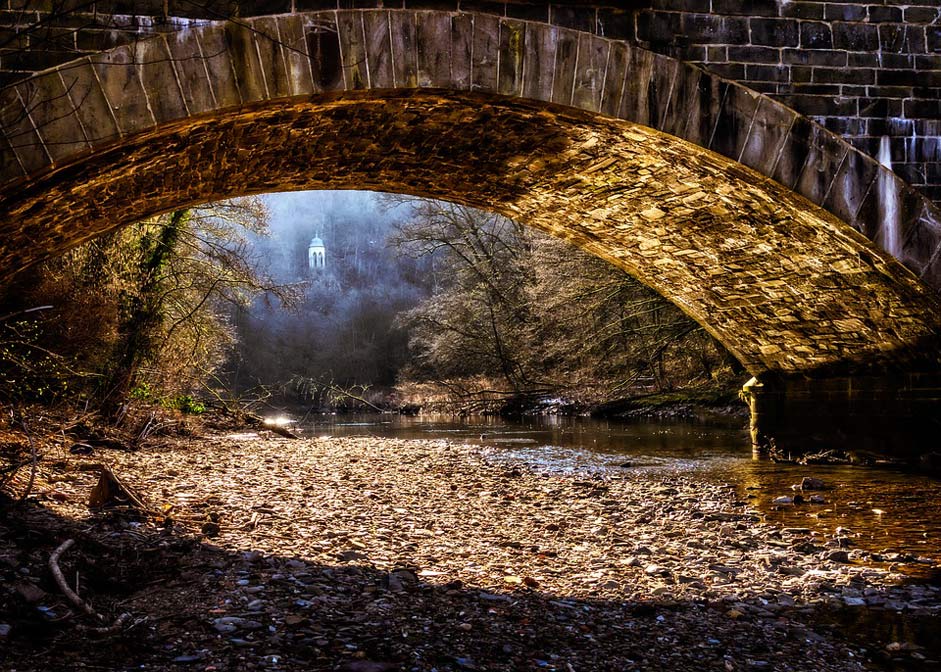 Bank Nature River Bridge