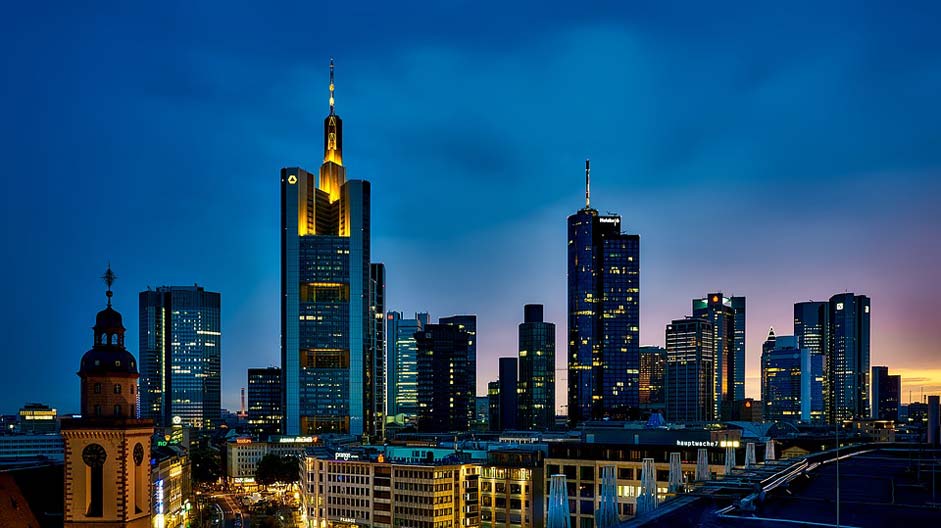 City Panorama Germany Frankfurt