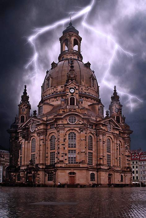 Frauenkirche Dresden Saxony Germany