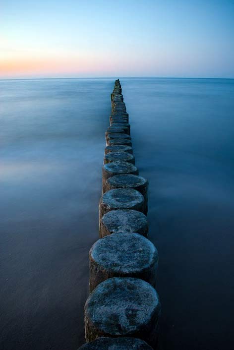 Beach-Landscape Baltic-Sea Sea Groynes