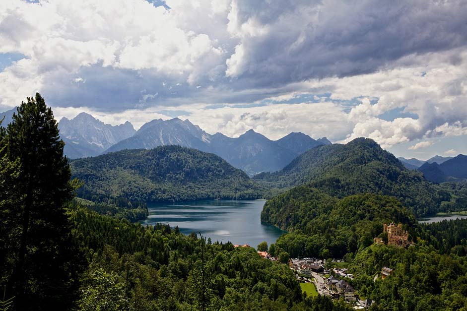 Bavaria Alpsee Alps Hohenschwangau