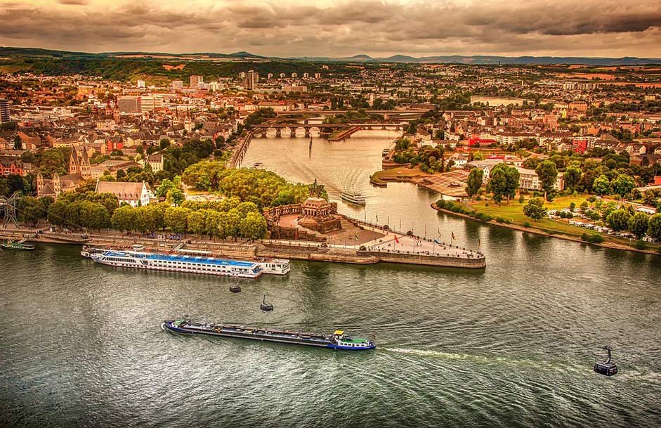 Landscape Sachsen German-Corner Koblenz