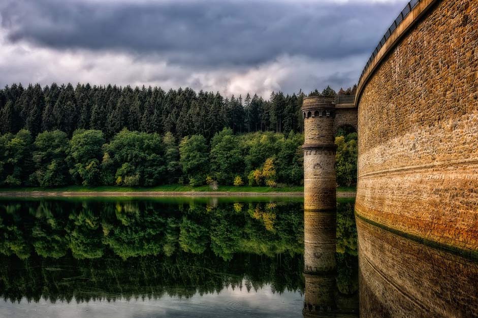 Architecture Water Dam Reservoir