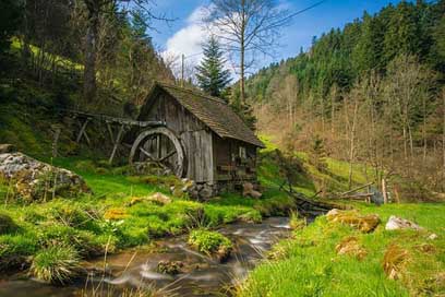 Mill Water Bach Black-Forest Picture