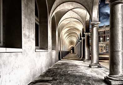 Cloister Dresden Courtyard Monastery Picture