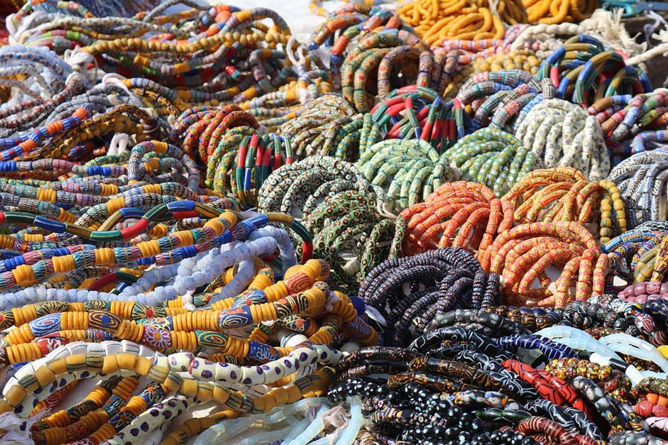 Africa Pearl-Market Pearl-Necklace Beads