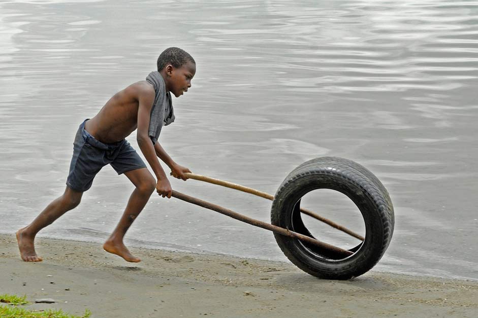 Beach Play Ghana Boy