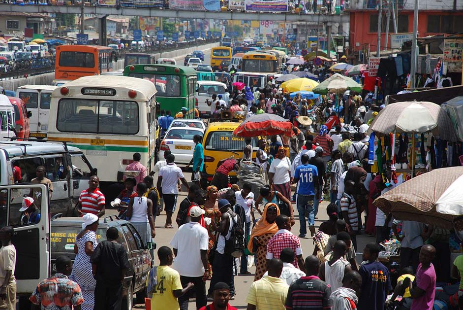 City Ghana Africa Street