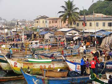 Africa Elmina Ghana African-Fishermen Picture