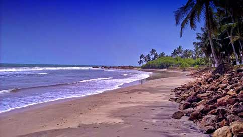 Ghana Seaside Beach Kokrobite Picture