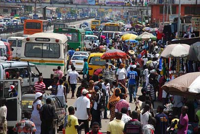 Street City Ghana Africa Picture