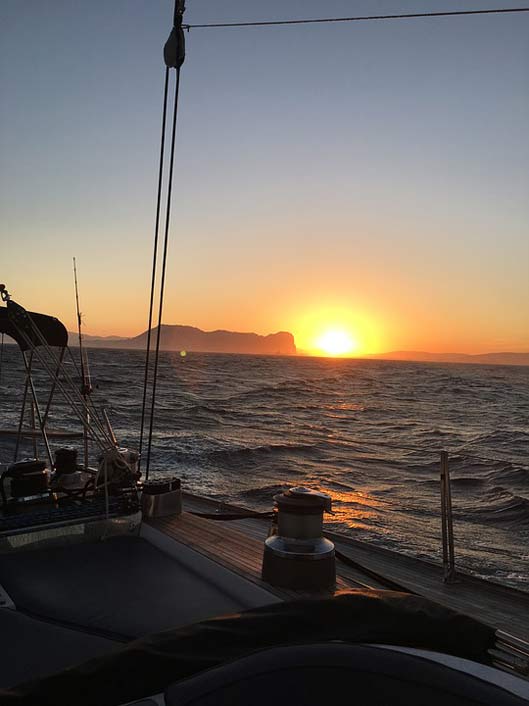 Romantic Abendstimmung Sunset Sail