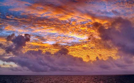 Sunset Sea Atlantic Ocean Picture
