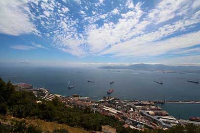 Gibraltar Sea Ships Port Picture
