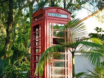 British Booth Telephone Red Picture