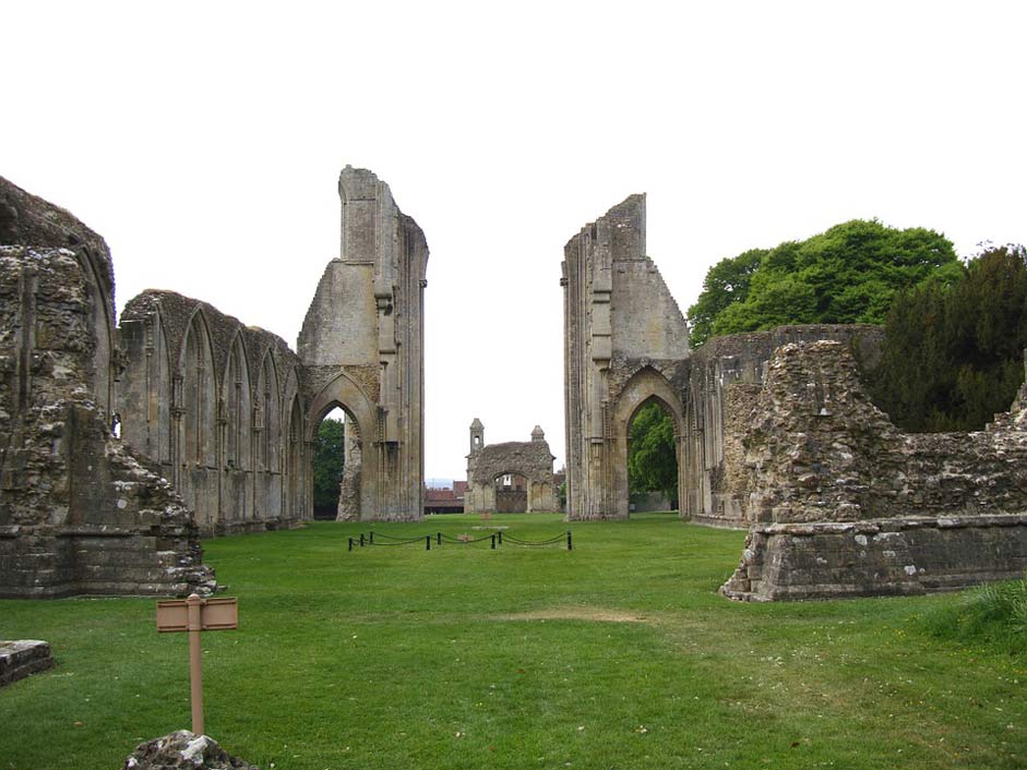 Ruins Glastonbury-Abbey Great-Britain England