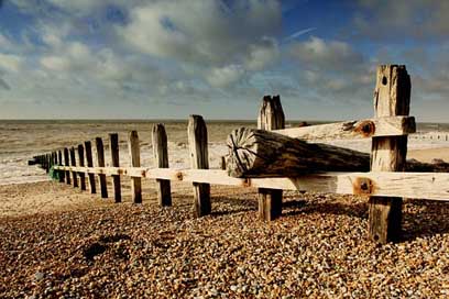 Rye Sea Beach Sussex Picture