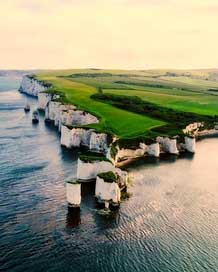 England Sea Cliff Great-Britain Picture
