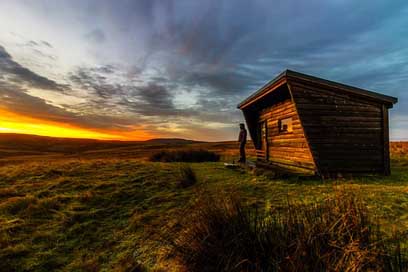 England Log-Cabin Uk Great-Britain Picture