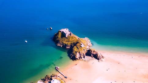 Tenby Landmark Fortress England Picture