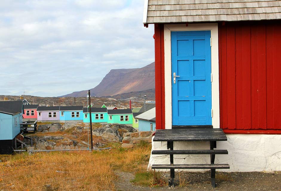 Qeqertarsuaq-From Red House-Of-Stairs Door