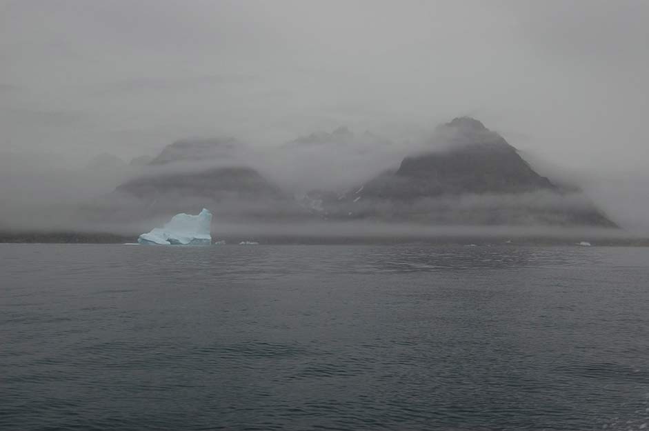 Clouds Mountains Floe Fog